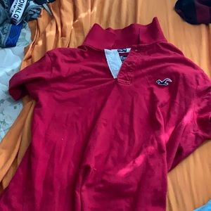 Red Hollister Polo